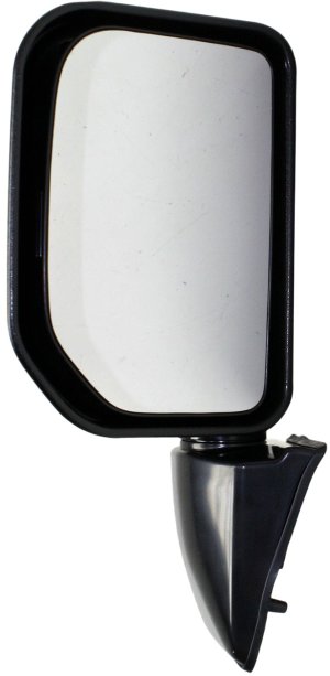 Manual Remote Mirror for Toyota FJ Cruiser 2007-2014, Left (Driver) Side, Manual Folding, Non-Heated, Paintable, without Signal Light, without Special Edition Package, Replacement