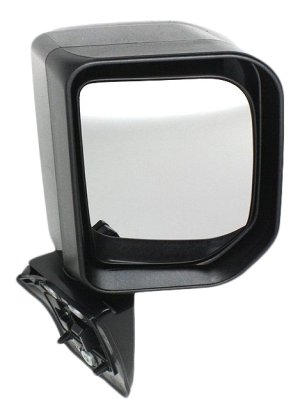 Manual Remote Right (Passenger) Mirror for Toyota FJ Cruiser 2007-2014, Manual Folding, Non-Heated, Paintable, Without Signal Light, Without Special Edition Package, Replacement