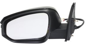 Power Mirror for Toyota 4Runner 2014-2018, Left (Driver), Manual Folding, Heated, Paintable, with Puddle and Signal Light, without Auto-Dimming, Replacement