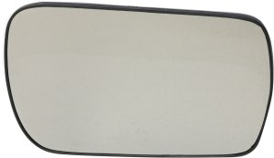 Mirror Glass for Toyota Avalon 2000-2004, Left (Driver), Non-Heated, with Backing Plate, Replacement
