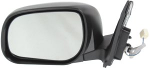 Power Mirror for Toyota RAV4 2009-2012, Left (Driver) Side, Manual Folding, Non-Heated, Textured, w/o Signal Light, for North America Built Vehicle, Replacement
