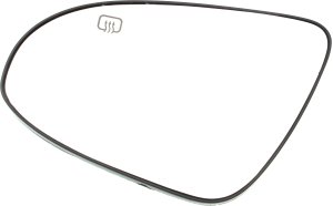 Heated Mirror Glass for Toyota Avalon 2013-2018, Left (Driver), with Backing Plate, without Signal Light and Blind Spot Detection, Replacement