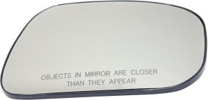 Mirror Glass for Toyota Camry 2002-2006, Right (Passenger) Side, Non-Heated, with Backing Plate, Suitable for USA Built Vehicle, Replacement