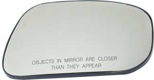 Mirror Glass for Toyota Camry 2002-2006 Right (Passenger), Heated, with Backing Plate, Designed for USA Built Vehicle, Replacement