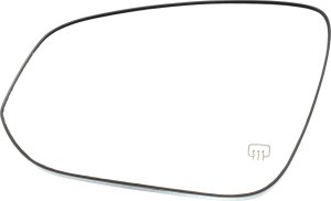 Heated Mirror Glass for Toyota Highlander 2014-2019, Left (Driver) Side, with Backing Plate, without Blind Spot Detection, Replacement