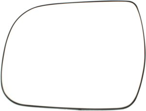 Mirror Glass for Toyota Sienna 2011-2014, Left (Driver), Heated, without Blind Spot Detection, with Backing Plate, Replacement