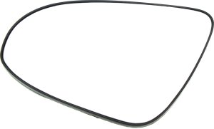 Mirror Glass for Toyota Camry 2012-2014, Left (Driver), Non-Heated, with Backing Plate, without Blind Spot Detection, Includes Hybrid Models, Replacement