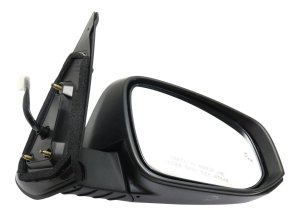 Power Folding Mirror for Toyota Tacoma 2016-2023, Right (Passenger), Heated, Chrome, with Blind Spot Detection and Signal Light, without Camera Hole, Replacement