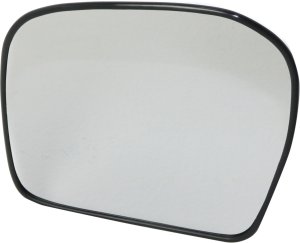 Replacement Mirror Glass for Toyota 4Runner (2000-2001 Base Model, All Cab Types) and Tacoma (2001-2004), Left (Driver) Side, Non-Heated, with Backing Plate