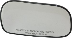 Mirror Glass for Toyota Camry 1997-2001 Right (Passenger) Side, Heated, Includes Backing Plate, Compatible with USA Built Vehicles, Replacement