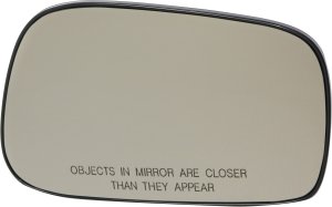Mirror Glass for Toyota Corolla/Matrix 2003-2008, Right (Passenger), Non-Heated, with Backing Plate, Replacement