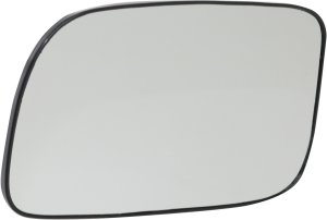 Heated Mirror Glass for Toyota Prius 2004-2009, Left (Driver) Side, with Backing Plate, Replacement