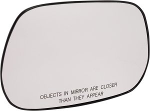 Mirror Glass for Toyota RAV4 2001-2003, Right (Passenger) Side, Non-Heated, with Backing Plate, Replacement
