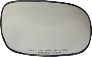Heated Mirror Glass for Toyota Sequoia (SR5 Model) 2001-2007, Tundra 2000-2006, Right (Passenger) Side, Non-Towing, with Backing Plate, Replacement