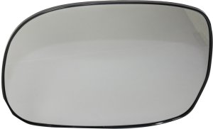 Mirror Glass Replacement for Toyota Sequoia 2001-2007, Tundra 2000-2006, Left (Driver), Non-Heated, Non-Towing, with Backing Plate (SR5 Model Sequoia)