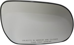 Mirror Glass for Toyota Tacoma 2005-2011, Right (Passenger), Non-Heated, Suitable for All Cab Types, with Backing Plate, Replacement