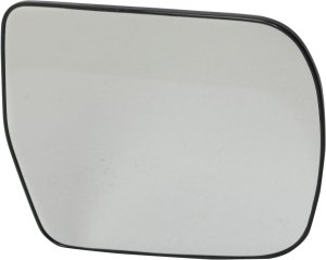 Mirror Glass for Toyota Highlander 2001-2007, Left (Driver), Non-Heated, with Backing Plate, Replacement