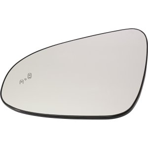 Heated Mirror Glass with Backing Plate for Toyota C-HR 2018-2022, Left (Driver) Side, with Blind Spot Detection, Compatible with Japan/Turkey Built Vehicle, Replacement