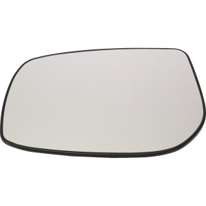 Mirror Glass for Toyota Yaris 2007-2012, Left (Driver), Non-Heated, with Backing Plate, Fits Sedan & Hatchback (2007-2011), Replacement