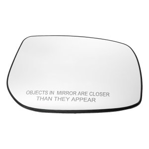Mirror Glass for Toyota Yaris 2007-2012 Right (Passenger), Non-Heated, with Backing Plate, for Sedan/(Hatchback, 2007-2011), Replacement