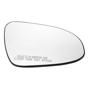Mirror Glass for Toyota Corolla 2014-2019, Right (Passenger), Non-Heated, with Backing Plate, Replacement