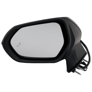 Power Mirror for Toyota Corolla 2019-2023, Left (Driver), Manual Folding, Heated, Paintable, with Blind Spot Detection and Signal Light, without Auto Dimming and Memory, Replacement