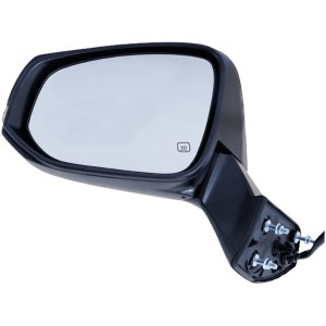 Power Mirror for 2020-2023 Toyota Highlander, Left (Driver), Manual Folding, Heated, Paintable, with In-Housing Signal Light, without Memory, Puddle Light, Auto-Dimming, Blind Spot Feature, Side View Camera, Replacement