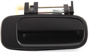 Rear Exterior Door Handle for Toyota Camry 1992-1996, Right (Passenger) Side, Textured Black, Replacement