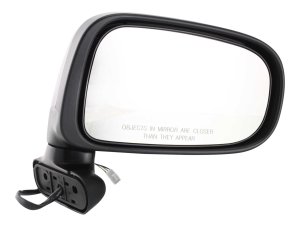 Power Mirror for Toyota Previa 1991-1997, Right (Passenger) Side, Manual Folding, Non-Heated, Textured, Replacement