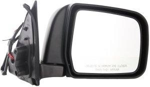Power Mirror for Toyota 4Runner 1997-1998, Right (Passenger) Side, Manual Folding, Non-Heated, Paintable, without Auto-Dimming, Blind Spot Detection, Memory, and Signal Light, Replacement
