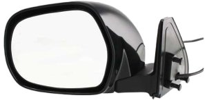 Power Mirror for Toyota 4RUNNER 2003-2009 Left (Driver), Manual Folding, Heated, Paintable, without Auto-Dimming, Blind Spot Detection, Memory, and Signal Light, Replacement
