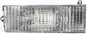 Signal Light for 1984-1996 Jeep Cherokee, Left (Driver) Side, Lens and Housing, Located Below Headlamp, Replacement