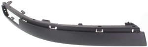 Front Bumper Molding for Volkswagen PASSAT 2001-2005, Right (Passenger), Black, New Body Style, Replacement