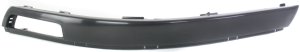Front Bumper Molding for Volkswagen Passat, 2001-2005, Left (Driver), Black, New Body Style, Replacement