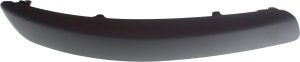 Front Bumper Molding for Volkswagen Rabbit 2006-2009, Right (Passenger) Side, without Headlight Washer Hole, Primed (Ready to Paint), Replacement