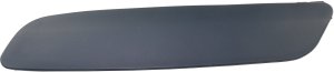 Front Bumper Molding for 2005-2010 Volkswagen Jetta/2006-2009 GTI, Left (Driver), Primed (Ready to Paint), Plastic, without Headlight Washer Hole, Replacement