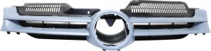 Primed (Ready to Paint) Gray Shell and Insert Grille for Volkswagen Rabbit 2006-2009, Replacement