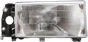 Headlight Assembly for Volvo 740 (1990-1992) and 940 (1991-1995), Right (Passenger) Side, Halogen, Replacement