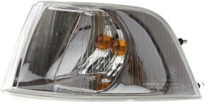 Corner Light Assembly for Volvo S40 2001-2004, Chrome Interior, Left (Driver) Side, Replacement