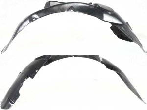 Front Fender Liner for Volkswagen PASSAT 2002-2004 W8 Model, Right (Passenger) Side, Plastic, Vacuum Formed, Replacement