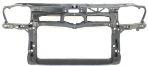 Radiator Support Assembly for Volkswagen Jetta 1999-2005 / Golf 1999-2006, Black Plastic, Replacement