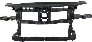 Radiator Support Assembly for Volkswagen Passat 2006-2010, Black Plastic, Replacement