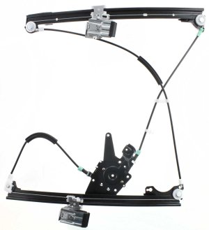 Front Window Regulator for Volkswagen Golf/Jetta 1993-1999, Right (Passenger), Power Operated w/o Motor, w/o Cable Adjusters, Replacement