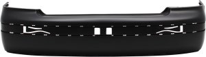 Rear Bumper Cover for Volkswagen Jetta (1999-2005), 4th Gen Sedan, Primed (Ready to Paint), without Built-in Molding, Replacement