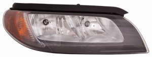Left (Driver) Headlight Assembly for 2007 Volvo S80, Front Headlight Assembly Replacement Housing/Lens/Cover, Halogen; Composite;  31214180 Replacement