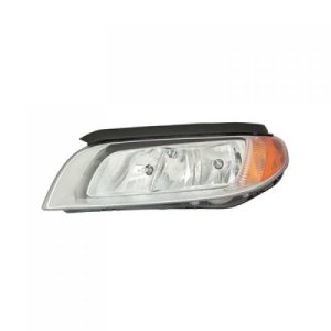 Left (Driver) Headlight Assembly for 2014 - 2015 Volvo S80, Halogen; Composite; 31353324, Replacement