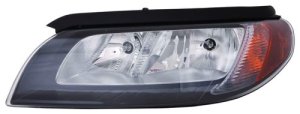 Right (Passenger) Headlight Assembly for 2007 Volvo S80 Front, Replacement Housing/Lens/Cover, Halogen Composite,  31214181, Replacement