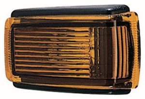 Side Repeater Light for 2000 - 2004 Volvo S40, Left (Driver) and Right (Passenger) Side, Yellow Lamp,  9133609 Replacement