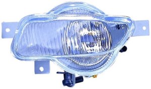 Fog Light Assembly for 2001 - 2005 Volvo V70, Left (Driver) Side Fog Light Assembly Replacement Housing/Lens/Cover - Base Model + T5,  8620228, Replacement