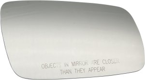 Mirror Glass for Volkswagen Golf/GTI 1999-2007, Right (Passenger) Side, Non-Heated, with Backing Plate, 4th Generation, Replacement